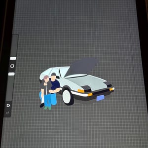 Sticker portrait personnalisé ou téléchargement numérique