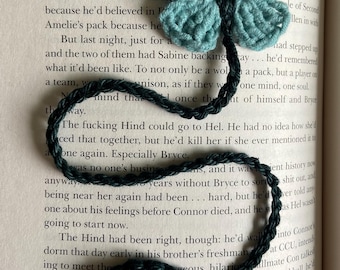 Flower Bookmark, Handmade Crochet Bookish Accessory, Gift for Book Lover, Present for a Reader, Bookmarkers