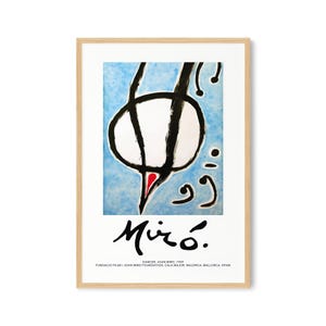 Dancer 1969 Joan Miro Print - Joan Miro Wall Art - Dancer Joan Miro Poster - Joan Miro Print - Dacner Miro Wall Art - Vintage Wall Art