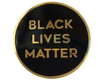 Black Lives Matter 1" Enamel Lapel Pin