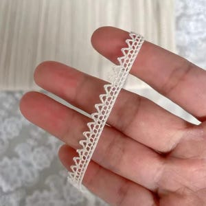 Lace ribbon 7 mm sold by the meter | Lace in crochet look | (1.20 EUR / m)