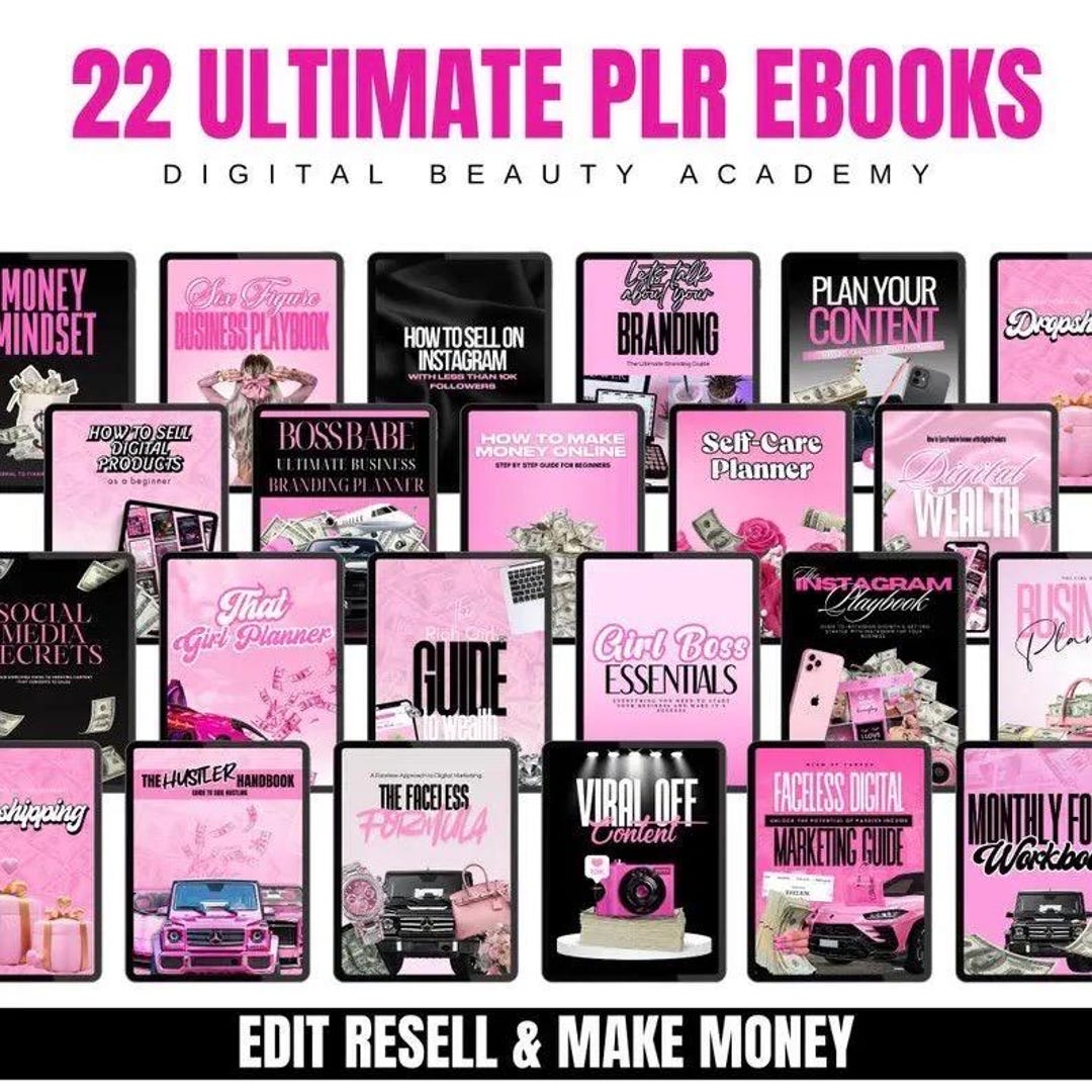 Cheapest on Market: Ultimate Ebook Bundle PLR - MRR - DFY - Etsy