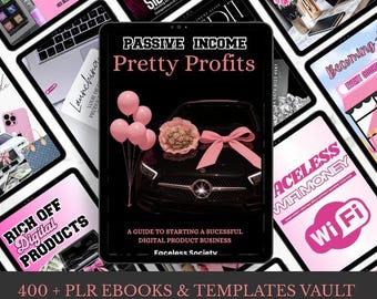 Pretty Profits eBook Bundle| DFY Ebook Vault | 400+ PLR MRR