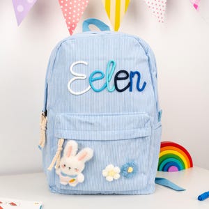 Custom Kids Backpack With Name, Personalized Kids Backpack & Lunch Bag, Back to School Gift, First Day of School Gift, Toddler Backpack
