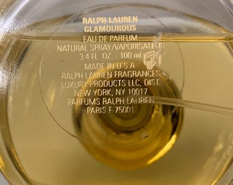 【新品未開封】Ralph Lauren Glamourous 100ml Ralph Lauren Glamourous Eau De Parfum Spray: Vintage Discontinued