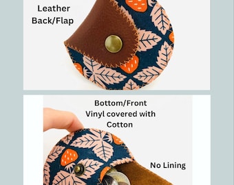 Mini Coin Purse Pattern / PDF with Sewing Instructions and Patterns / Make Your Own Coin Purse / Instant Download / DIY Coin Purse