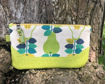Adorable Small Bag / Cute Bag / Zippered Pouch / Zippered Bag / Small Wallet / Unique Bag / Fabric Purse