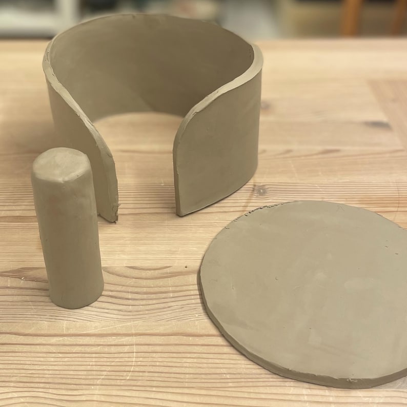 Küchenhandtuchhalter Keramikvorlage, Handgefertigtes Küchendesign aus Ton, Keramikplattenprojekt, DIY-Keramikanleitung, Printable PDF Download Bild 5