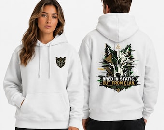 Sweat à capuche Celtic Wolf, Cut From the Clan, polaire unisexe en mélange de coton