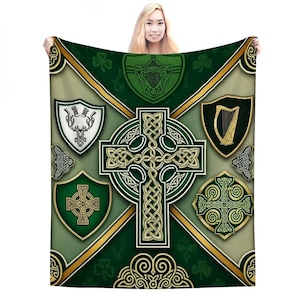 Celtic Knotwork fleece deken: Iers interieur 60 x 60 inch