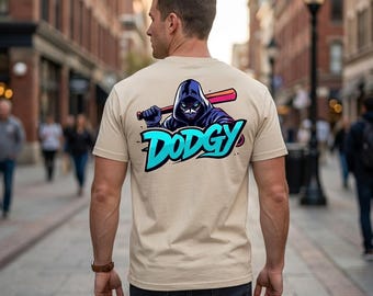 T-shirt graphique douteux | T-shirt streetwear oversize | Vêtements urbains branchés | Chemise skater à épaules tombantes | T-shirt imprimé rebelle au dos