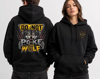 Sweat à capuche Celtic Wolf, style urbain, unisexe, polaire en coton