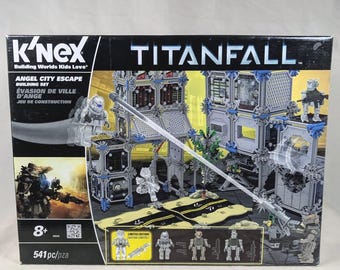K'NEX Titanfall Angel City Escape Building 95% COMPLETE Board Game