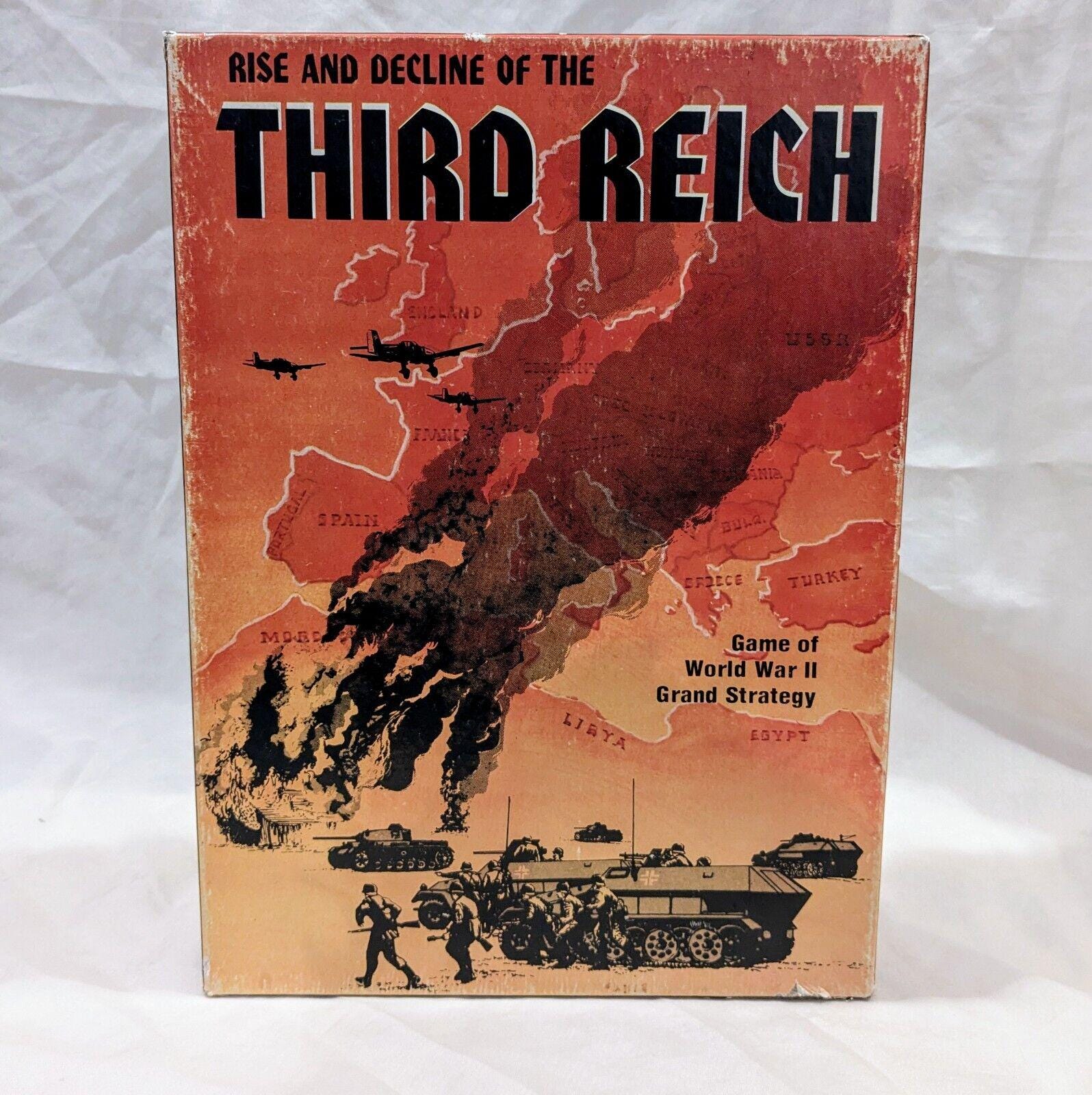 趣味 RISE AND DECLINE OF THE THIRD REICH 1974 Rise & Decline of the Third Reich Board Game 100% Complete
