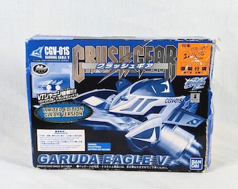 Bandai Crush Gear CGV-01S Garuda Eagle V Clear Blue Version Model Kit Japan NEW Early 2000s Figurine