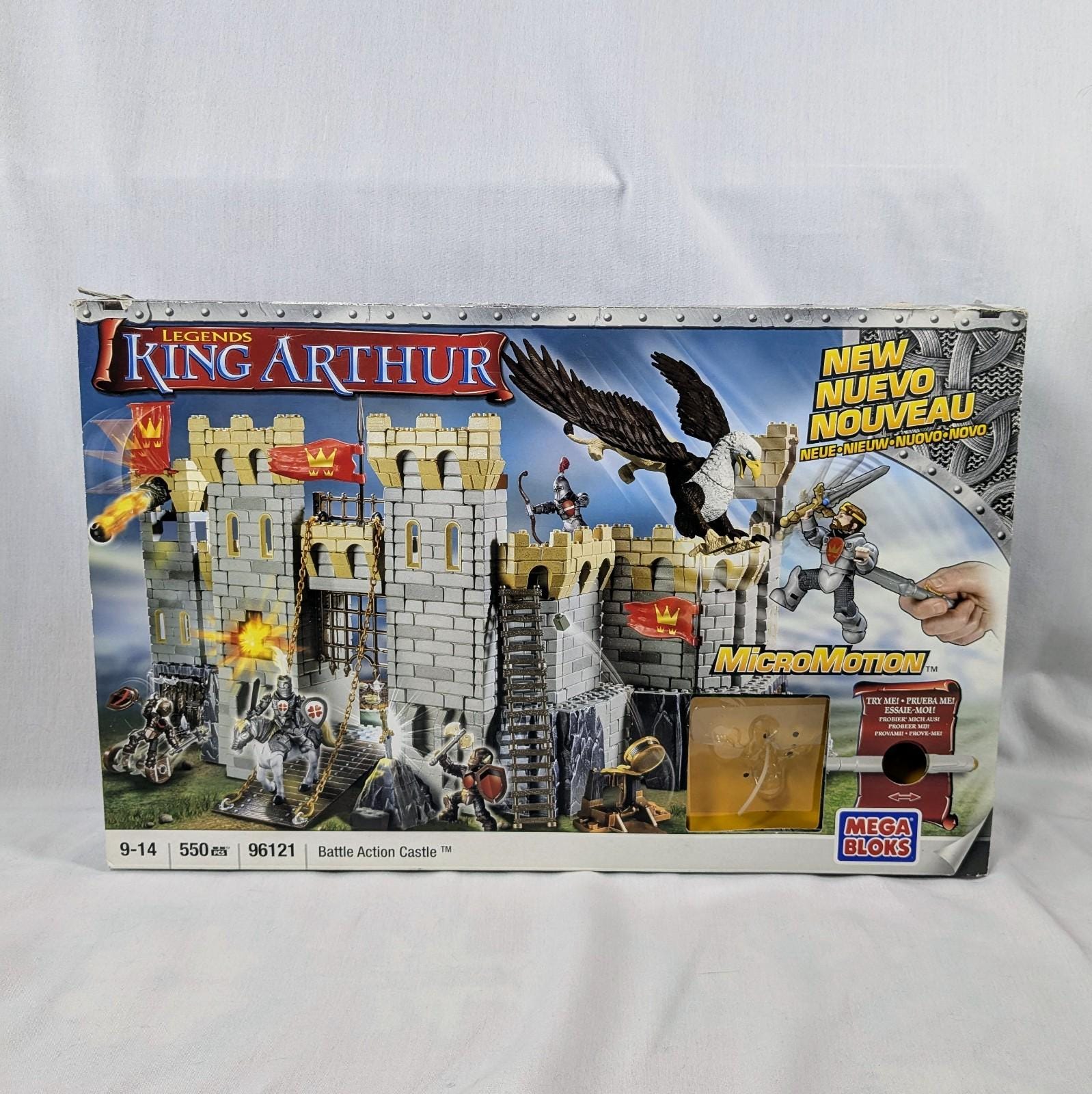 Mega Bloks King Arthur Legends Metal Ages Play Model Set W