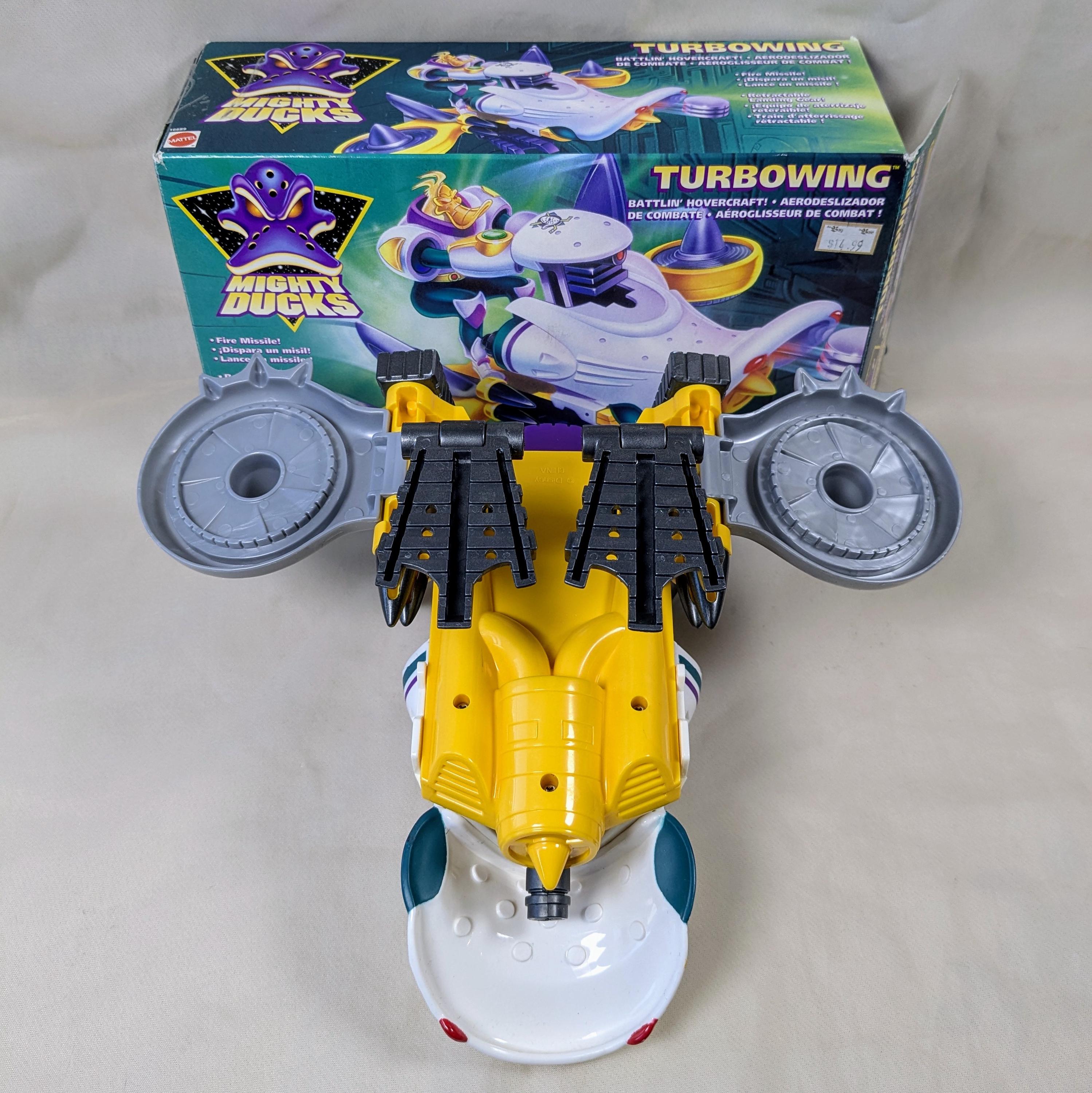 1998 Mighty Ducks Turbo Wing Hovercraft Hockey Action Ship Figure