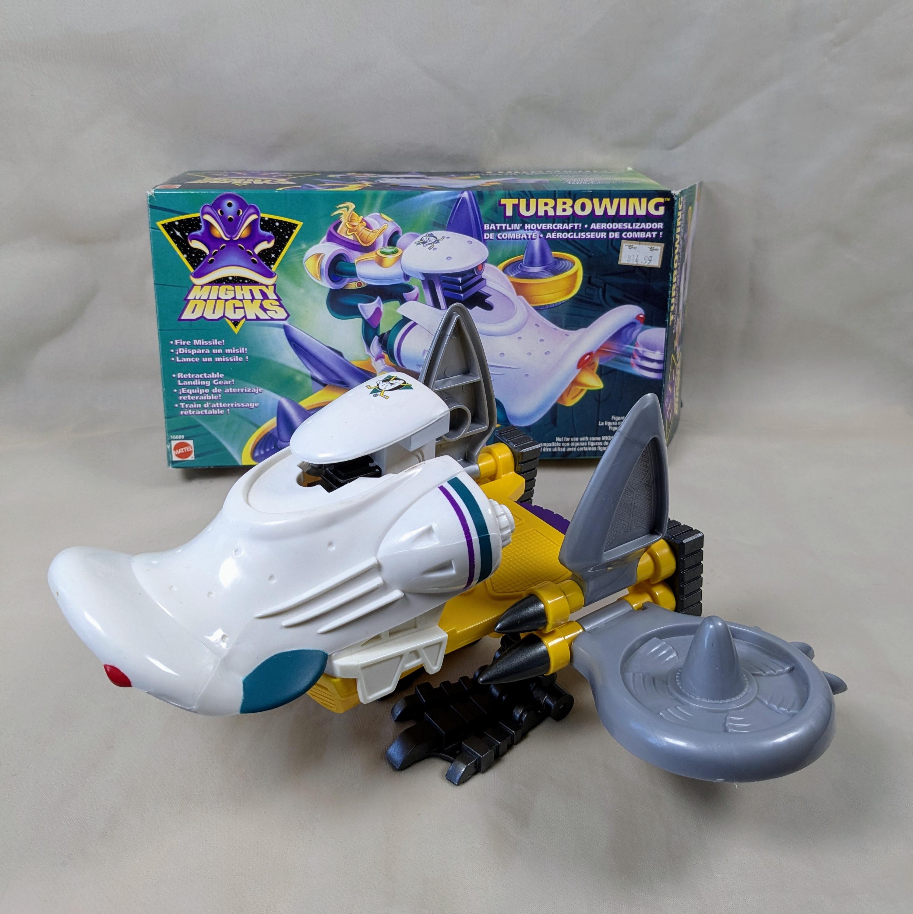 1998 Mighty Ducks Turbo Wing Hovercraft Hockey Action Ship Figure