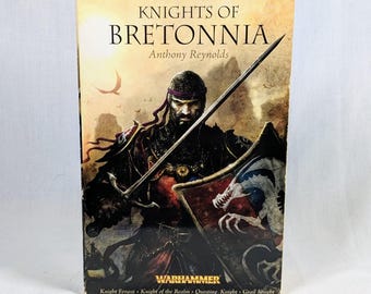 Knights of Bretonnia Omnibus Vintage Warhammer Fantasy Roleplay PB Book Nook Book Shelf Miniature Mordheim Old World Roleplaying Magic Game