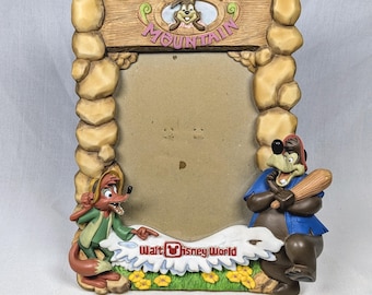 Vintage 90s Disney Splash Mountain 3D Picture Frame Souvenir