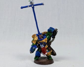 Marneus Calgar Space Marine Warhammer 40K Board Game Terrain Army Lot Metal Metal Rogue Trader Action Figure Ultramarine Miniature OOP Rare