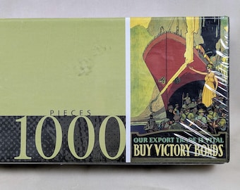 World War I Expeditionary Force War Bond Jigsaw Puzzle 1000 PC Canadian War Museum Sealed Table Top Military Canada Army Game Night Decor