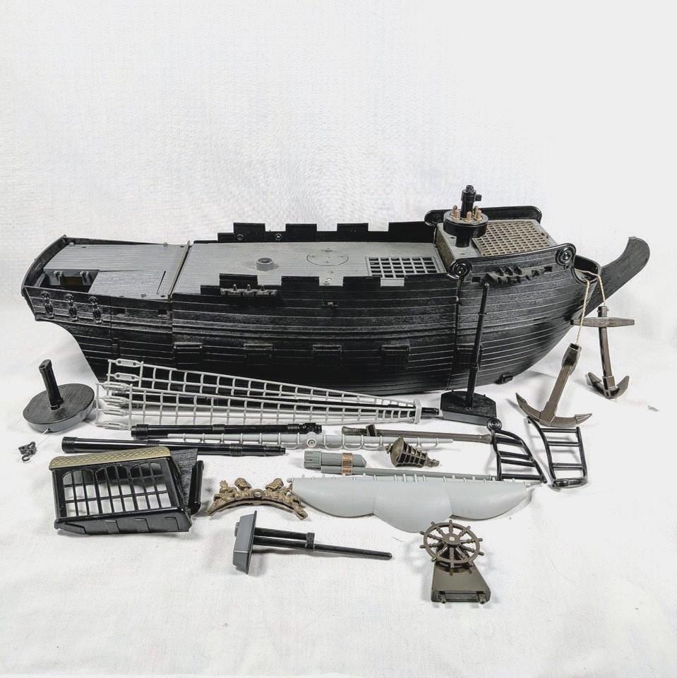 Zizzle Black Pearl Ship, Pirates of the Caribbean Playset Parts - Etsy