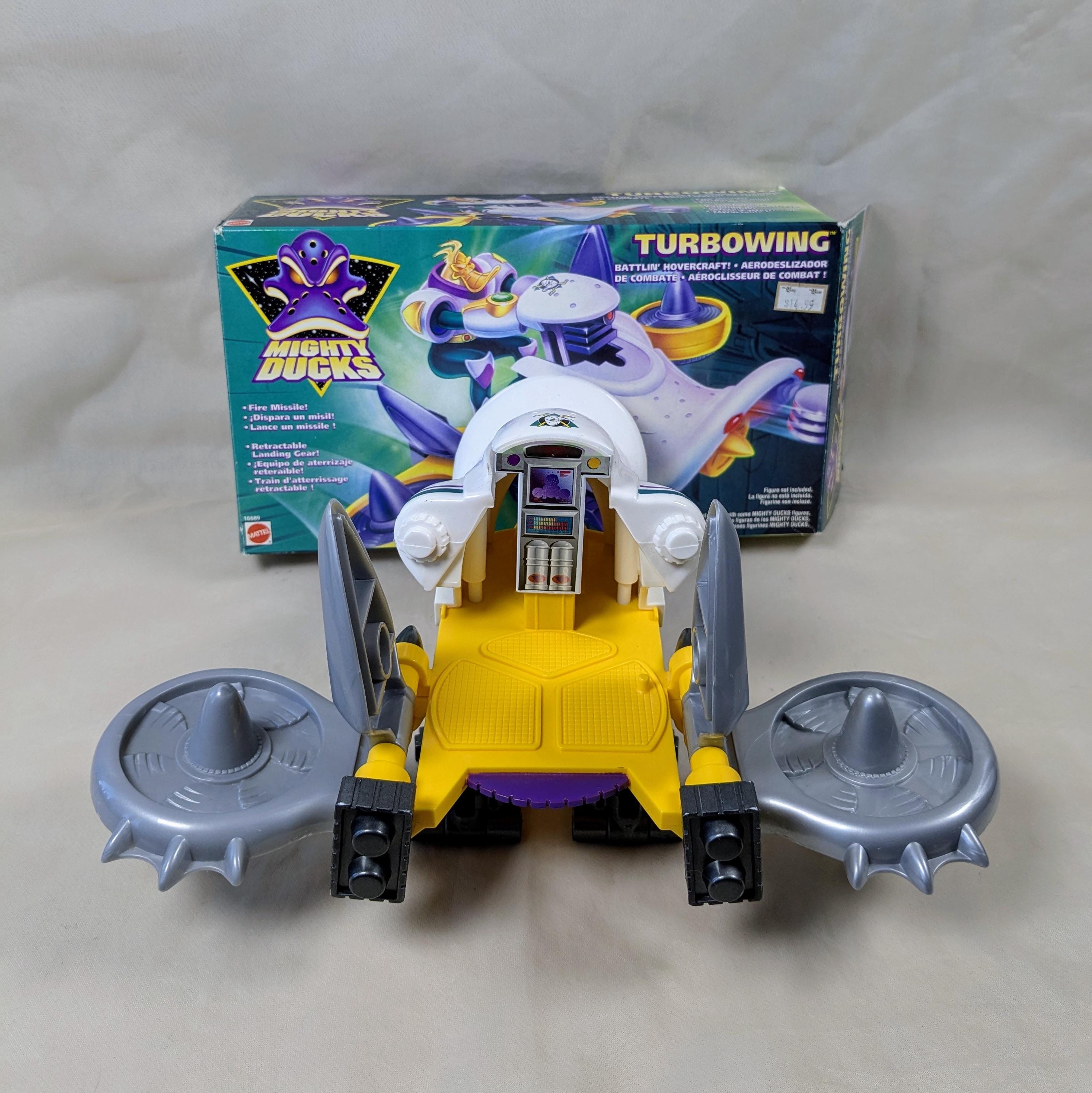1998 Mighty Ducks Turbo Wing Hovercraft Hockey Action Ship Figure