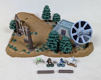 Micro Machines Star Wars Endor Battle Set Episode VI Action Fleet Return of the Jedi Miniatures Action Figure Hot Wheel Galoob Ewok 1997