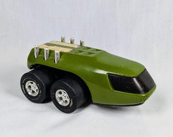 Tonka Scorchers Moon Rover Green WTO-760 Pressed Steel Tonka 1970 Vintage Toy
