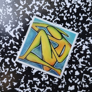 Matisse Inspired Artwork Sticker (male)
