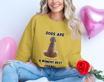 Dogs are a Women&#39;s Best Friend T-Shirts, Long Sleeve T-Shirts, Sweatshirts, Hoodies, Funny Dog Shirts, Dog Lovers Gift Idea, women&#39;s toy