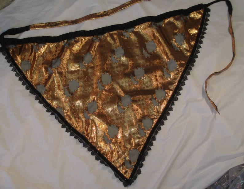 Gypsy Dancer Renaissance Costume ATS Belt Black Belly Dance Costume ATS Hip Scarf Triangle Hip Scarf Lace Hip Scarf ATS Belly Dance