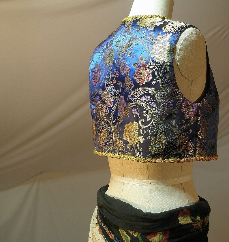 Gypsy Dance Costume Festival Vest Womens Boho Clothing Renaissance Costume Boho Vest Bolero Vest Renaissance Gypsy Gypsy Vest