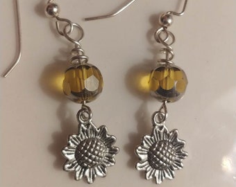 Sunflower Earrings