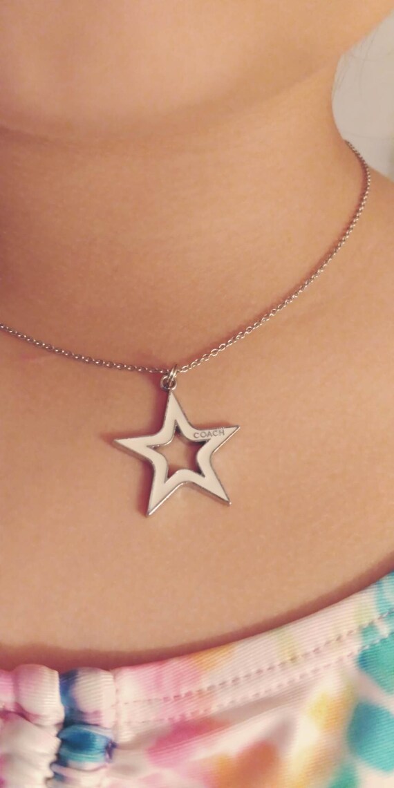 Coach Star Pendant Necklace Etsy