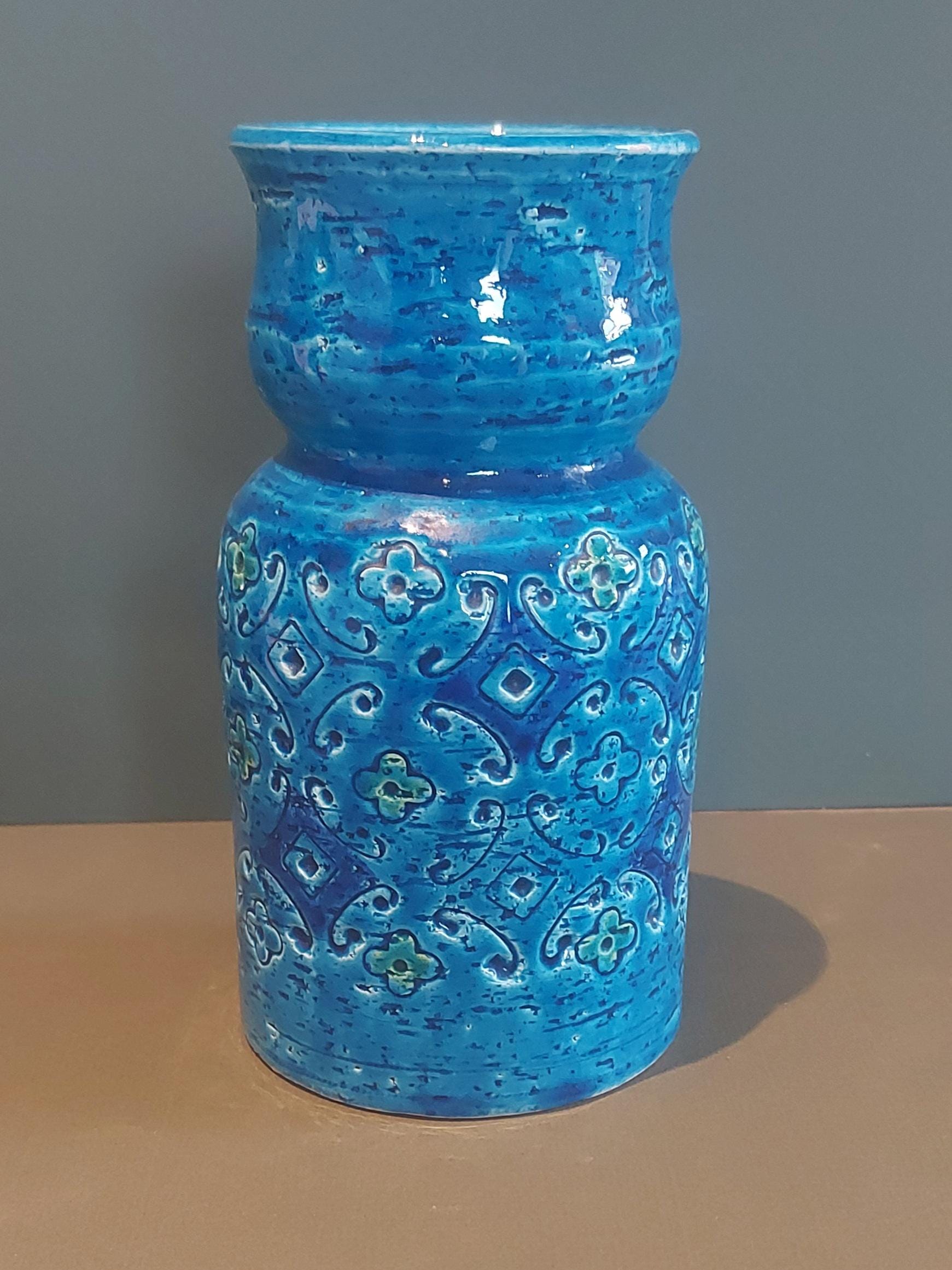 Rare SARDELLI Italy Blue Vase 30cm 希少 青 il_fullxfull.6800964698_1ei0.jpg