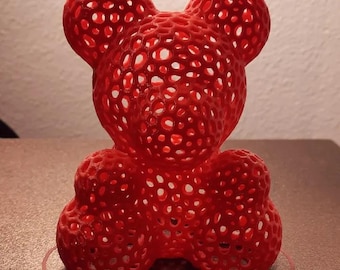 Archivo STL estilo Voronoi de rosa para impresión 3D, archivos de impresión STL, archivo STL para impresión 3D