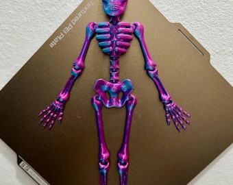 Lindo esqueleto humano flexible Esqueleto para impresión in situ - STL para impresión 3D - sin soporte