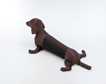 Perro salchicha Super Flexi - Archivos para impresora 3D - Archivo stl - Descarga digital