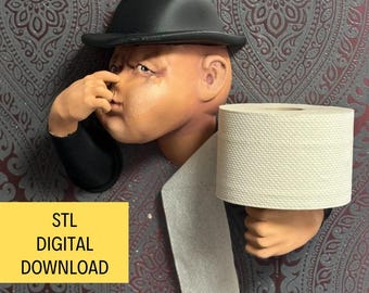 Portarrollos de papel higiénico - Archivo STL para impresión 3D, descarga digital
