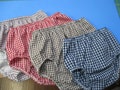 Gingham Diaper cover