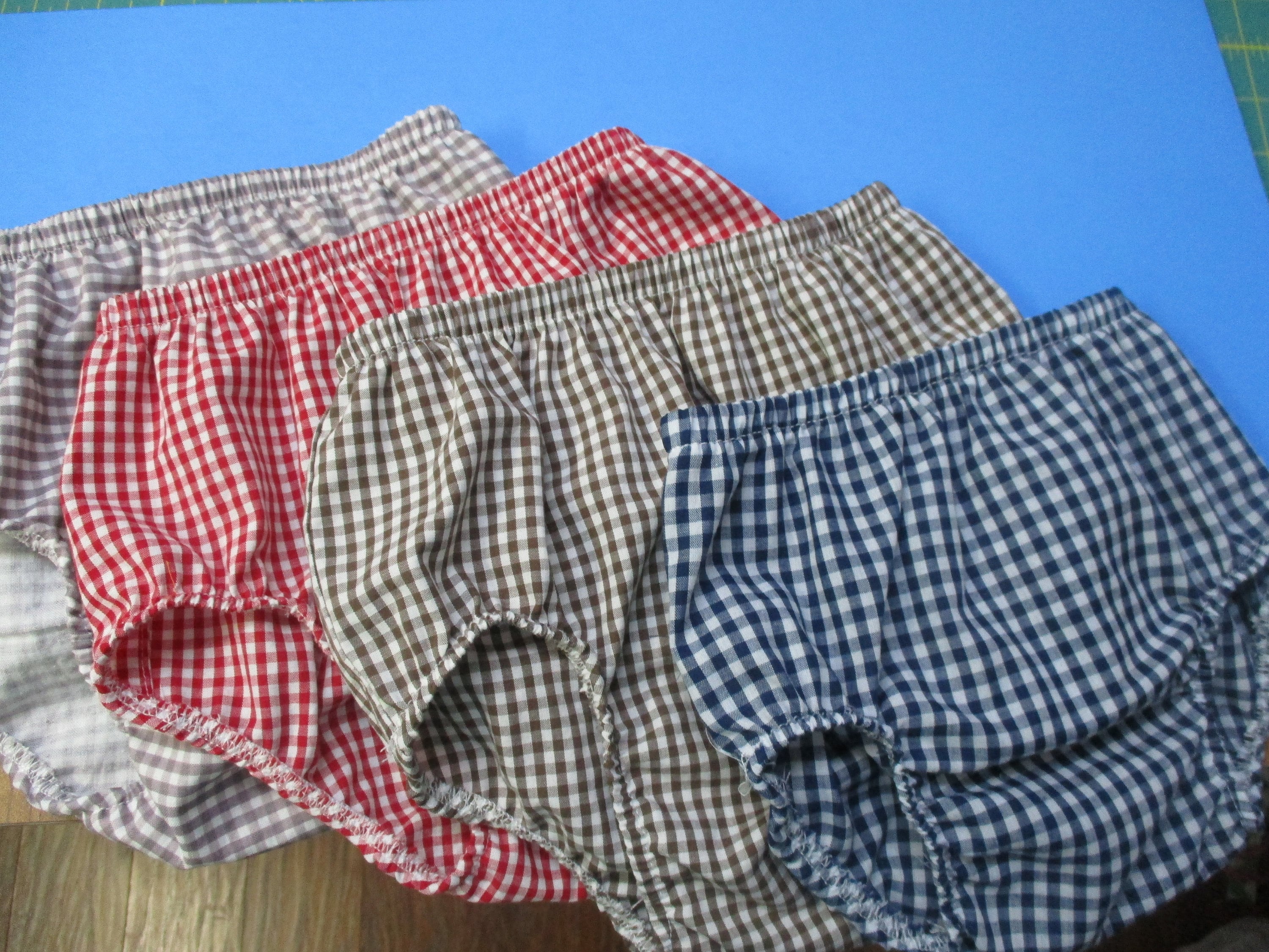 Gingham Diaper cover
