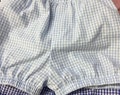 Gingham bubble shorts