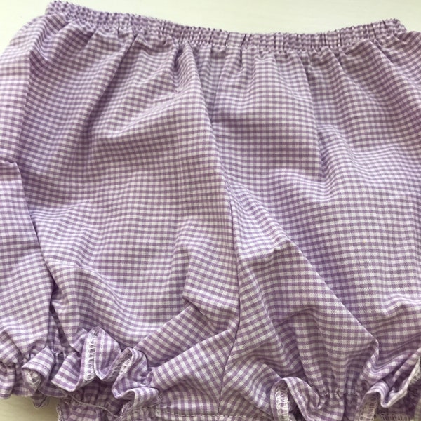 Girls gingham Diaper cover