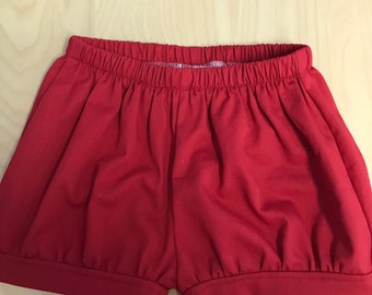 solid color banded shorts for boys or girls