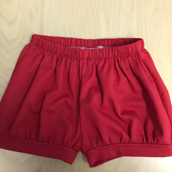 solid color banded shorts for boys or girls