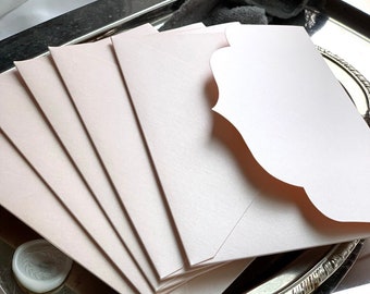 Cardstock Envelopes for Acrylic Invitations |  Cardstock Envelope for Acrylic Invitation in Blush