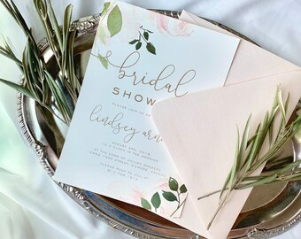 Bridal Shower Invitations | Invitation and Envelope | 80Madison Collection - Style 181