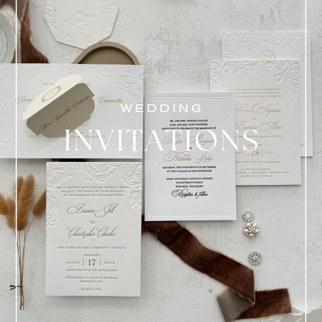 Sample Pack Wedding Invitation (Various Prints